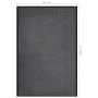 Anthrazitgraue Fußmatte 80x120 cm von vidaXL, Fußmatten - Ref: Foro24-331594, Preis: 42,63 €, Rabatt: %