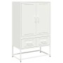 Aparador de acero blanco 68x39x111,5 cm en Aparadores | Comprar online en Foro24
