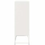 Aparador de acero blanco 68x39x111,5 cm en Aparadores | Comprar online en Foro24