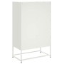 Aparador de acero blanco 68x39x111,5 cm en Aparadores | Comprar online en Foro24