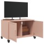 Mueble para TV acero laminado en frío rosa 68x39x43,5 cm en Muebles TV | Comprar online en Foro24