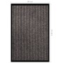Beige gestreifte Fußmatte 80x120 cm von vidaXL, Fußmatten - Ref: Foro24-331603, Preis: 33,84 €, Rabatt: %