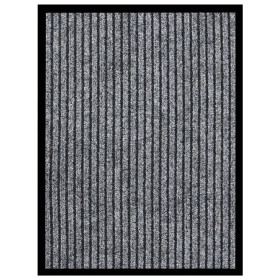 Felpudo de rayas gris 40x60 cm