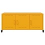 Mueble de TV de acero amarillo mostaza 100,5x39x43,5 cm en Muebles TV | Comprar online en Foro24