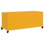 Mueble de TV de acero amarillo mostaza 100,5x39x43,5 cm en Muebles TV | Comprar online en Foro24
