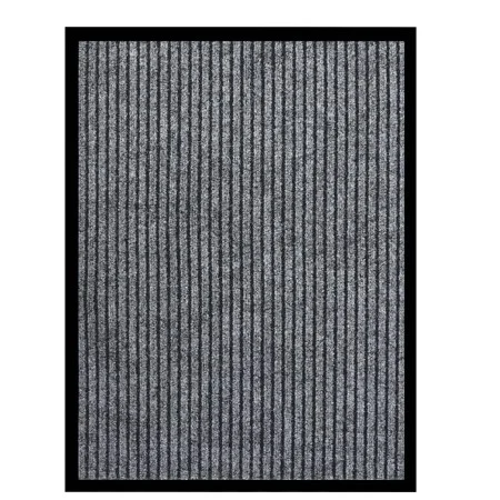 Felpudo de rayas gris 60x80 cm de vidaXL, Felpudos - Ref: Foro24-331605, Precio: 24,48 €, Descuento: %