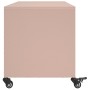 Mueble de TV acero rosa 100,5x39x43,5 cm