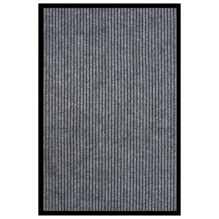 Grau gestreifte Fußmatte 80x120 cm von vidaXL, Fußmatten - Ref: Foro24-331606, Preis: 35,31 €, Rabatt: %