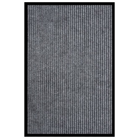 Grau gestreifte Fußmatte 80x120 cm von vidaXL, Fußmatten - Ref: Foro24-331606, Preis: 35,96 €, Rabatt: %