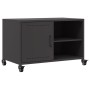 Mueble de TV acero negro 68x39x43,5 cm en Muebles TV | Comprar online en Foro24