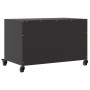 Mueble de TV acero negro 68x39x43,5 cm en Muebles TV | Comprar online en Foro24
