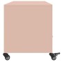 Mueble de TV acero rosa 100,5x39x43,5 cm