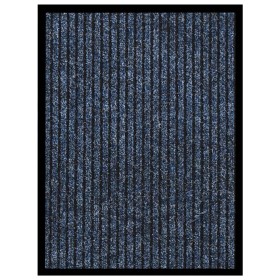 Felpudo de rayas azul 40x60 cm