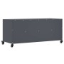 Mueble de TV acero gris antracita 100,5x39x43,5 cm