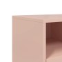 Mueble de TV acero rosa 68x39x43,5 cm
