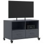 Mueble de TV acero gris antracita 68x39x43,5 cm