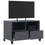 Mueble de TV acero gris antracita 68x39x43,5 cm
