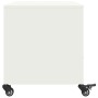 Mueble de TV acero blanco 68x39x43,5 cm