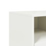 Mueble de TV acero blanco 68x39x43,5 cm