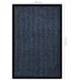 Blue striped doormat 80x120 cm by vidaXL, Doormats - Ref: Foro24-331612, Price: 31,42 €, Discount: %