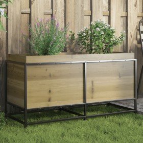 Jardinera de madera de pino impregnada 100x40x50 cm Jardinera de madera de pino impregnada 100x40x50 cm