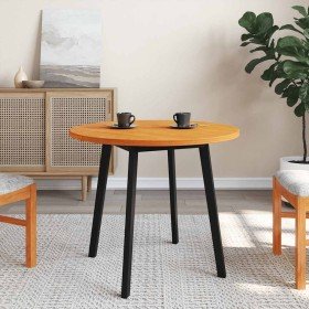 Tablero de mesa redondo madera maciza de pino marrón Ø80x2,5 cm Tablero de mesa redondo madera maciza de pino marrón Ø80x2,5 cm