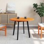 Tablero de mesa redondo madera maciza de pino marrón Ø90x2,5 cm en Tableros para mesas | Comprar online en Foro24