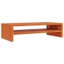 Soporte de monitor madera maciza pino marrón cera 50x24x13 cm en Muebles TV | Comprar online en Foro24