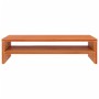Soporte de monitor madera maciza pino marrón cera 50x24x13 cm en Muebles TV | Comprar online en Foro24