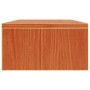 Soporte de monitor madera maciza pino marrón cera 50x24x13 cm en Muebles TV | Comprar online en Foro24