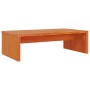 Soporte de monitor madera maciza pino marrón cera 50x27x15 cm en Muebles TV | Comprar online en Foro24