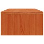 Soporte de monitor madera maciza pino marrón cera 50x27x15 cm en Muebles TV | Comprar online en Foro24