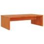 Soporte de monitor madera maciza pino marrón cera 50x27x15 cm en Muebles TV | Comprar online en Foro24
