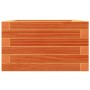 Jardinera de madera maciza de pino marrón cera 40x40x23 cm