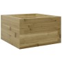 Jardinera de madera de pino impregnada 40x40x23 cm en Maceteros y jardineras | Comprar online en Foro24