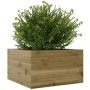 Jardinera de madera de pino impregnada 40x40x23 cm en Maceteros y jardineras | Comprar online en Foro24