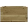 Jardinera de madera de pino impregnada 40x40x23 cm en Maceteros y jardineras | Comprar online en Foro24