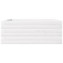 Jardinera de madera maciza de pino blanca 60x60x23 cm