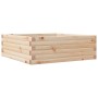 Jardinera de madera maciza de pino 70x70x23 cm