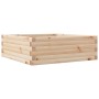 Jardinera de madera maciza de pino 70x70x23 cm
