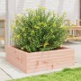 Jardinera madera maciza de abeto Douglas 70x70x23 cm