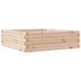 Jardinera de madera maciza de pino 80x80x23 cm