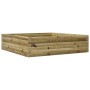 Jardinera de madera de pino impregnada 90x90x23 cm en Maceteros y jardineras | Comprar online en Foro24