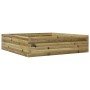 Jardinera de madera de pino impregnada 90x90x23 cm en Maceteros y jardineras | Comprar online en Foro24