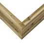 Jardinera de madera de pino impregnada 90x90x23 cm en Maceteros y jardineras | Comprar online en Foro24