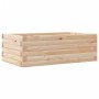 Jardinera de madera maciza de pino 70x40x23 cm en Maceteros y jardineras | Comprar online en Foro24
