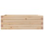 Jardinera de madera maciza de pino 70x40x23 cm en Maceteros y jardineras | Comprar online en Foro24