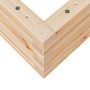 Jardinera de madera maciza de pino 70x40x23 cm en Maceteros y jardineras | Comprar online en Foro24