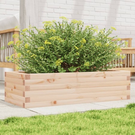 Jardinera de madera maciza de pino 90x40x23 cm en Maceteros y jardineras | Comprar online en Foro24