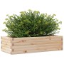 Jardinera de madera maciza de pino 90x40x23 cm en Maceteros y jardineras | Comprar online en Foro24